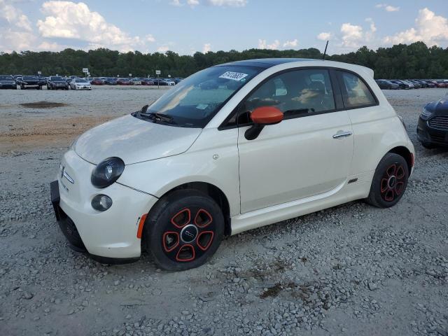 3C3CFFGE7FT581612 - 2015 FIAT 500 ELECTRIC WHITE photo 1