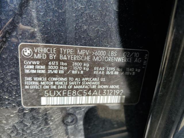 5UXFE8C54AL312192 - 2010 BMW X5 XDRIVE48I Mavi foto 13