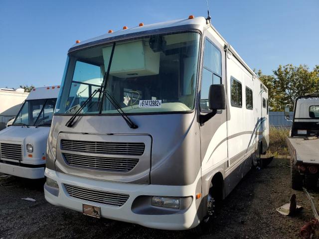 1F6NF53S940A03146 - 2005 GULF STREAM 5TH WHEEL SUPER DUTY STRIPPED CHASSIS WHITE photo 2