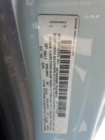 3VWRG3AL9AM008185 - 2010 VOLKSWAGEN NEW BEETLE BLUE photo 13