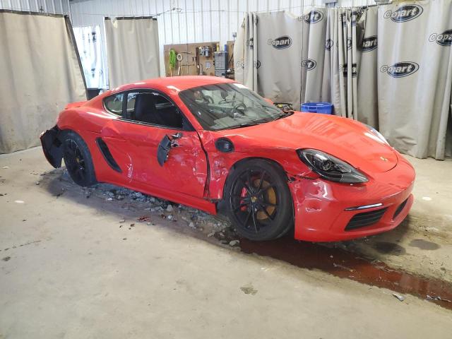 WP0AB2A84JK278775 - 2018 PORSCHE CAYMAN S RED photo 4