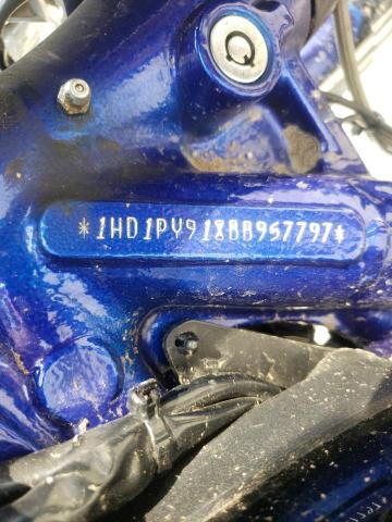 1HD1PY918BB957797 - 2011 HARLEY-DAVIDSON FLSTSE2 BLUE photo 10