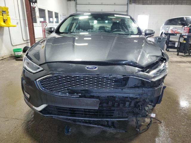 3FA6P0SU8KR227886 - 2019 FORD FUSION TITANIUM CHARCOAL photo 5