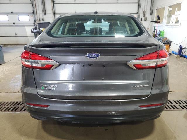 3FA6P0SU8KR227886 - 2019 FORD FUSION TITANIUM CHARCOAL photo 6