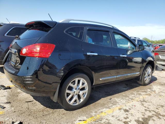 JN8AS5MV7BW302908 - 2011 NISSAN ROGUE S BLACK photo 3