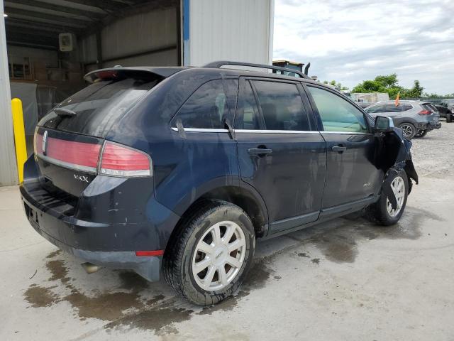 2LMDU68C78BJ13557 - 2008 LINCOLN MKX BLUE photo 3