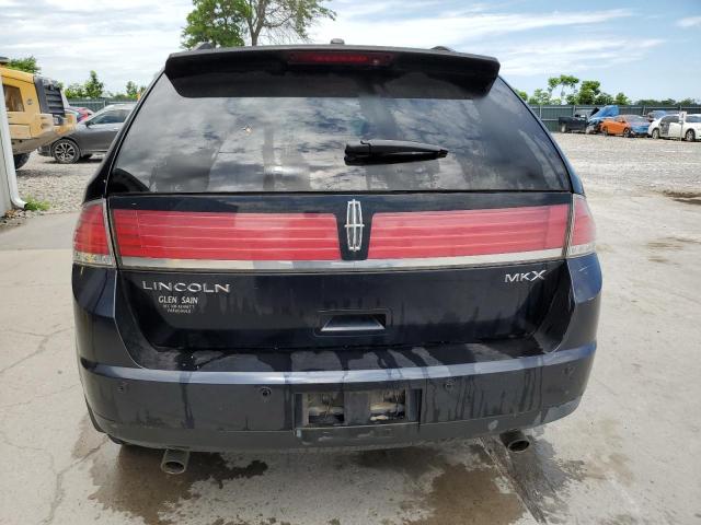 2LMDU68C78BJ13557 - 2008 LINCOLN MKX BLUE photo 6