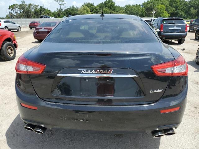 ZAM57XSA5F1150121 - 2015 MASERATI GHIBLI BLACK photo 6