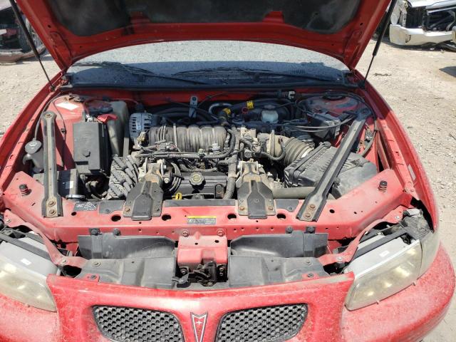 1G2WP52K72F159555 - 2002 PONTIAC GRAND PRIX GT RED photo 11