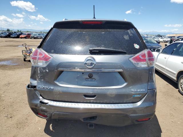 5N1AT2MVXEC797355 - 2014 NISSAN ROGUE S GRAY photo 6