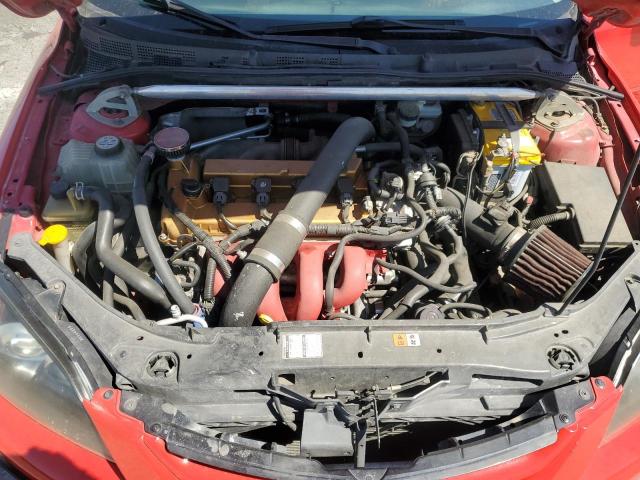 JM1BK34M081798927 - 2008 MAZDA SPEED 3 RED photo 11