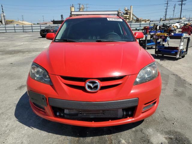 JM1BK34M081798927 - 2008 MAZDA SPEED 3 RED photo 5
