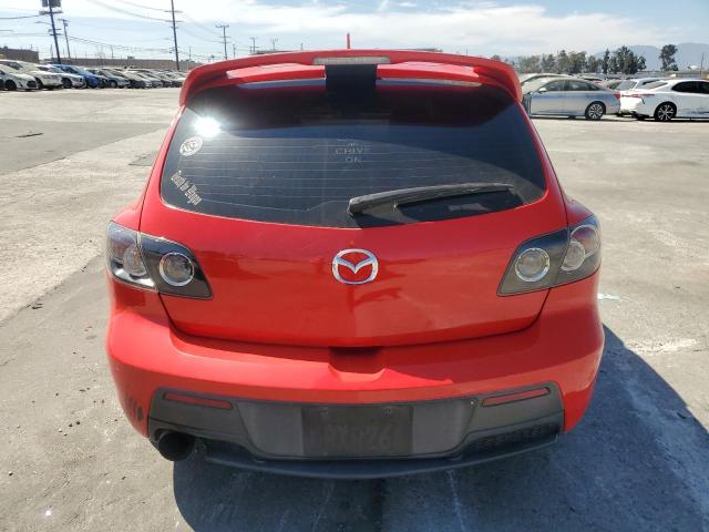 JM1BK34M081798927 - 2008 MAZDA SPEED 3 RED photo 6
