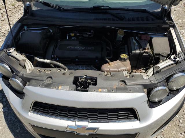 1G1JC5SH3E4100386 - 2014 CHEVROLET SONIC LT SILVER photo 11