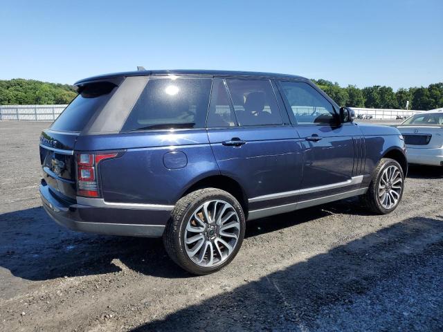 SALGS2EF8GA310167 - 2016 LAND ROVER RANGE ROVE SUPERCHARGED BLUE photo 3