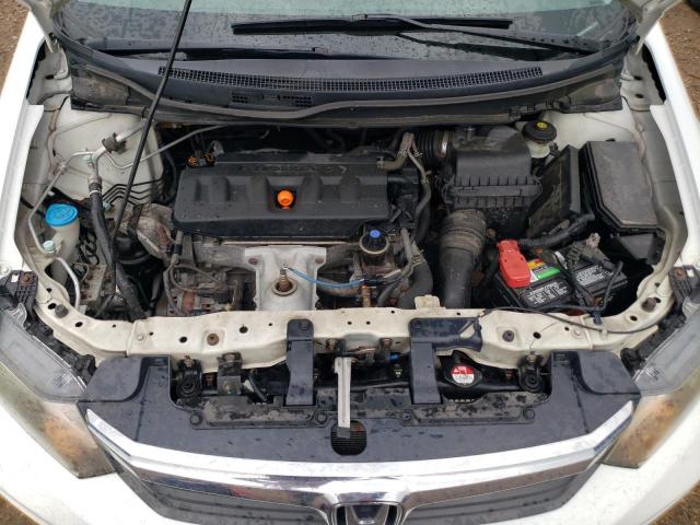 19XFB2F97CE006752 - 2012 HONDA CIVIC EXL WHITE photo 11