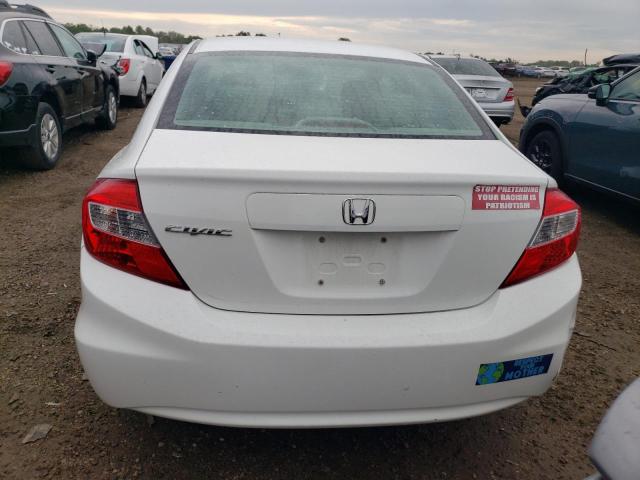 19XFB2F97CE006752 - 2012 HONDA CIVIC EXL WHITE photo 6