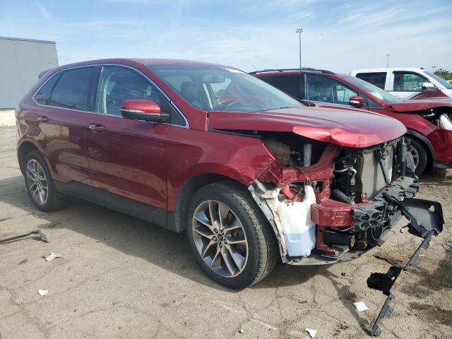 2FMPK4K98GBB77492 - 2016 FORD EDGE TITANIUM RED photo 4