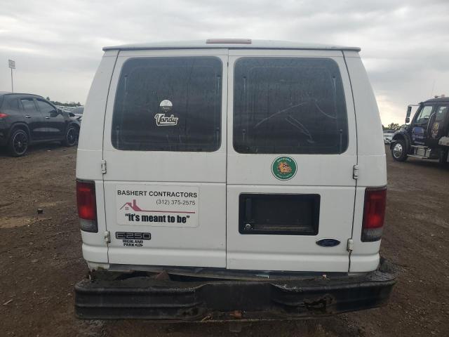 1FTNE24L93HB01759 - 2003 FORD ECONOLINE E250 VAN WHITE photo 6