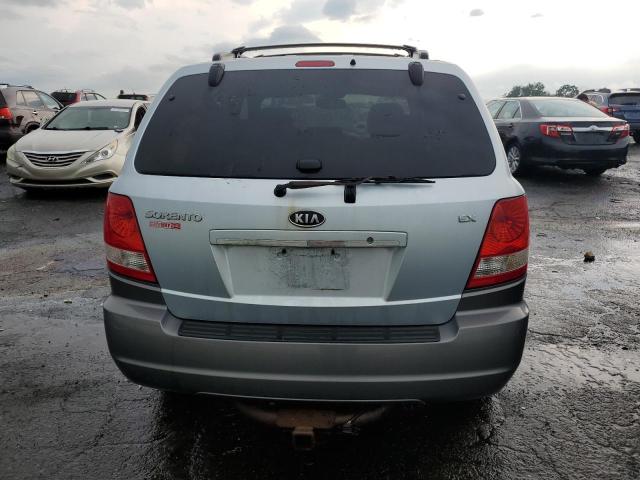 KNDJC733X65633580 - 2006 KIA SORENTO EX BLUE photo 6