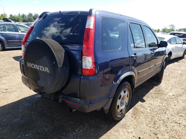 JHLRD785X6C061077 - 2006 HONDA CR-V LX BLUE photo 3