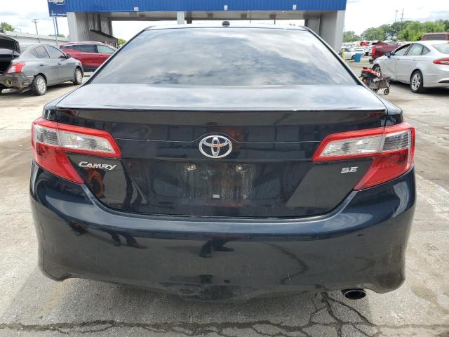 4T1BF1FK4CU153706 - 2012 TOYOTA CAMRY BASE BLACK photo 6