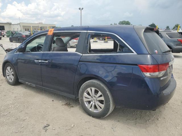 5FNRL5H62EB114739 - 2014 HONDA ODYSSEY EXL BLUE photo 2