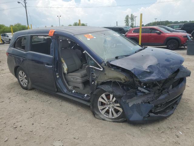 5FNRL5H62EB114739 - 2014 HONDA ODYSSEY EXL BLUE photo 4