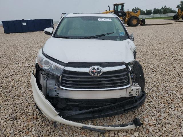 5TDKKRFH9GS167534 - 2016 TOYOTA HIGHLANDER XLE WHITE photo 5