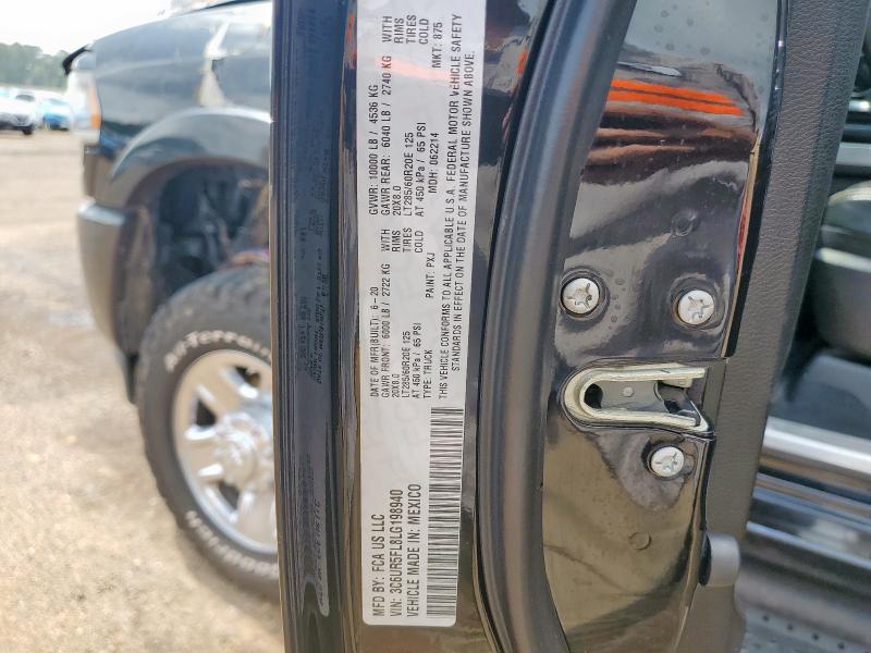 3C6UR5FL8LG198940 - 2020 RAM 2500 LARAMIE Qara foto 12