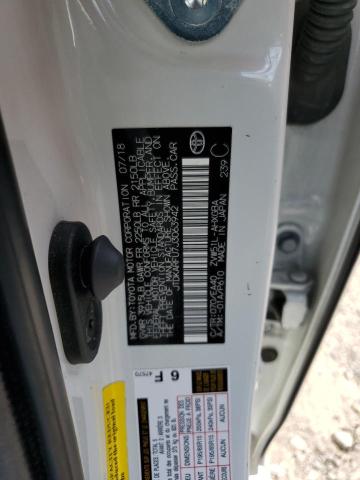 JTDKARFU7J3063942 - 2018 TOYOTA PRIUS WHITE photo 12