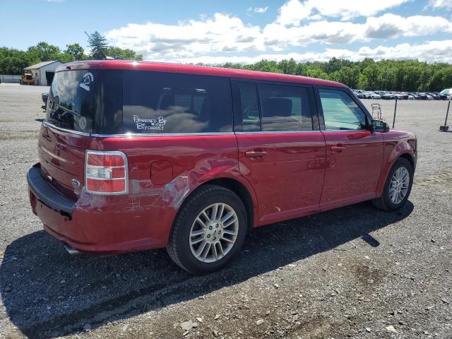 2FMHK6C8XEBD08019 - 2014 FORD FLEX SEL RED photo 3