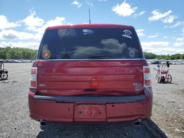 2FMHK6C8XEBD08019 - 2014 FORD FLEX SEL RED photo 6