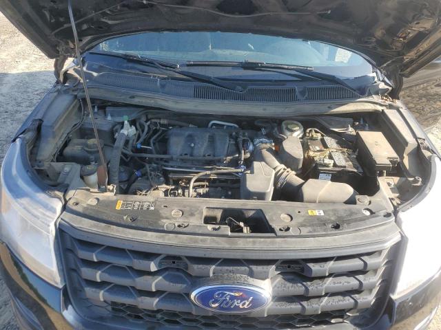 1FM5K8ARXJGB12711 - 2018 FORD EXPLORER POLICE INTERCEPTOR შავი ფოტო 12