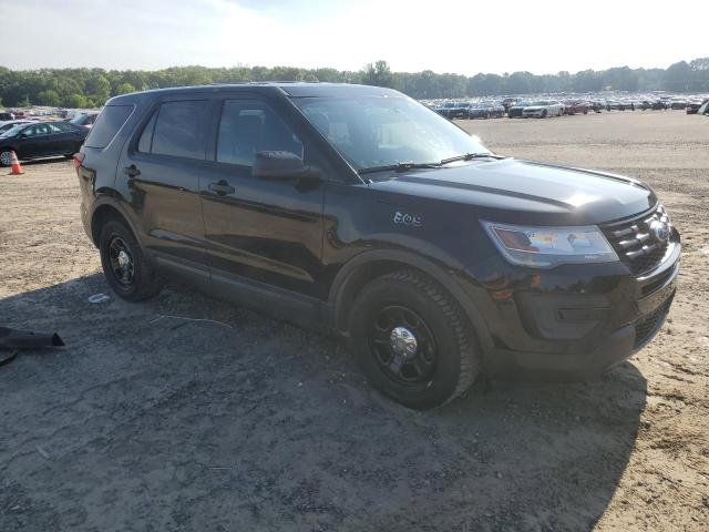 1FM5K8ARXJGB12711 - 2018 FORD EXPLORER POLICE INTERCEPTOR შავი ფოტო 4