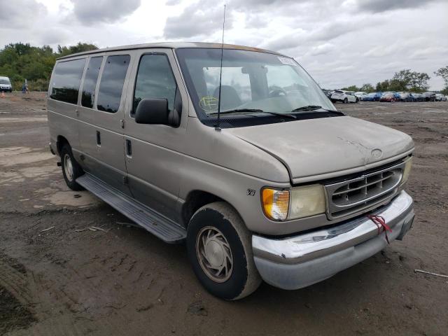 1FMRE11L21HB52254 - 2001 FORD ECONOLINE E150 WAGON TAN photo 1