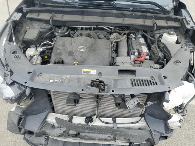 5TDGZRBH0NS204460 - 2022 TOYOTA HIGHLANDER XLE BLACK photo 12