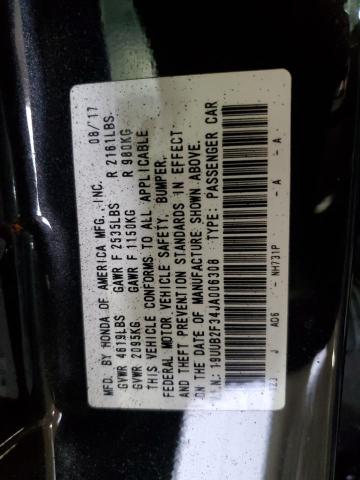 19UUB2F34JA006308 - 2018 ACURA TLX BLACK photo 12