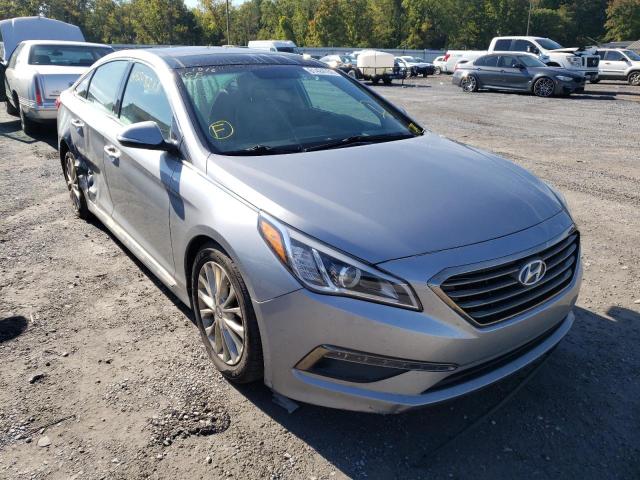 5NPE34AF6FH258106 - 2015 HYUNDAI SONATA SPORT SILVER photo 1