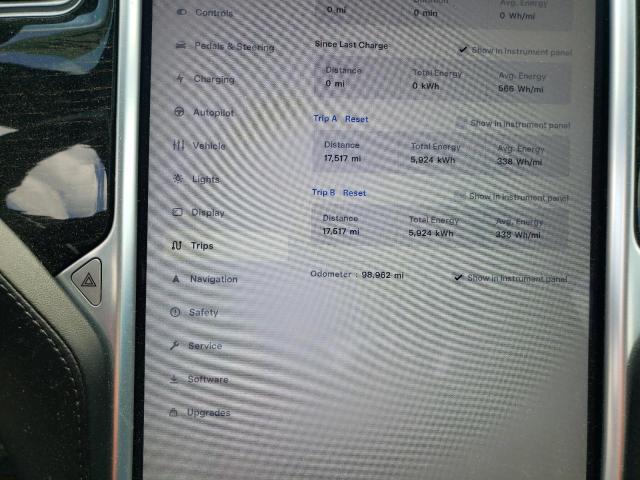5YJSA1E25GF167925 - 2016 TESLA MODEL S 黑色 照片 9