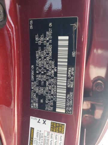 JTLKT324064115513 - 2006 TOYOTA SCION XB BURGUNDY photo 12