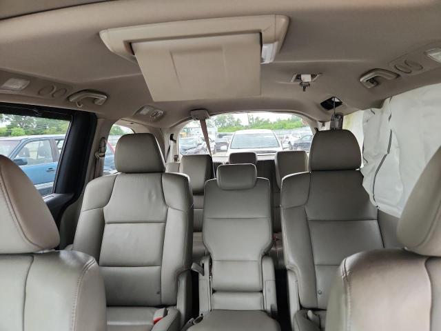 5FNRL5H69BB082917 - 2011 HONDA ODYSSEY EXL BURGUNDY photo 10