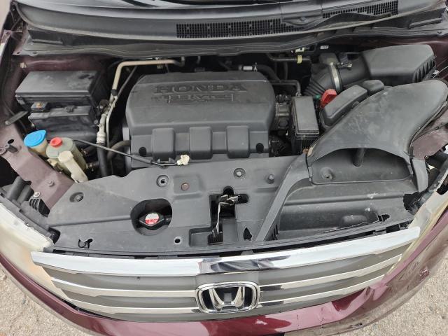 5FNRL5H69BB082917 - 2011 HONDA ODYSSEY EXL BURGUNDY photo 12