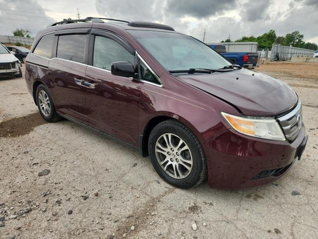 5FNRL5H69BB082917 - 2011 HONDA ODYSSEY EXL BURGUNDY photo 4