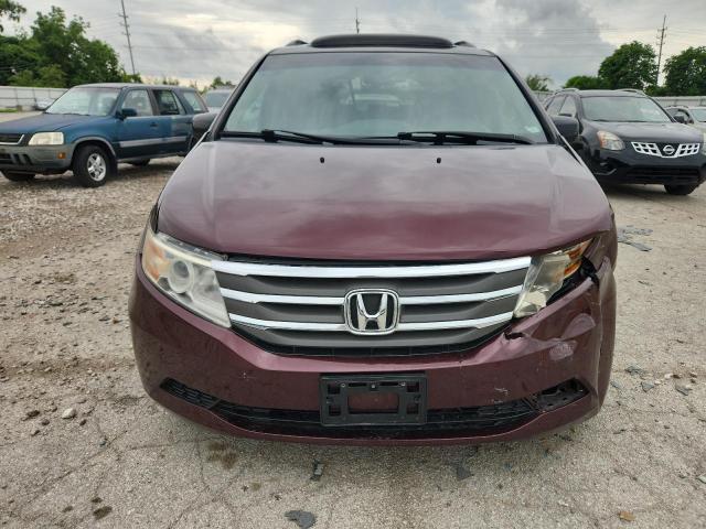5FNRL5H69BB082917 - 2011 HONDA ODYSSEY EXL BURGUNDY photo 5