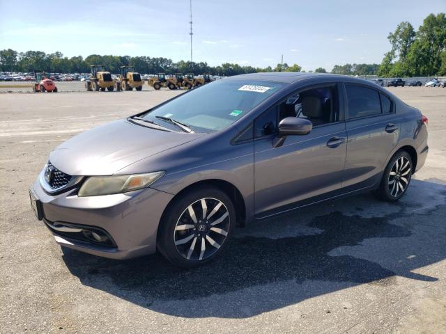 2HGFB2F92EH546437 - 2014 HONDA CIVIC EXL ნაცრისფერი ფოტო 1