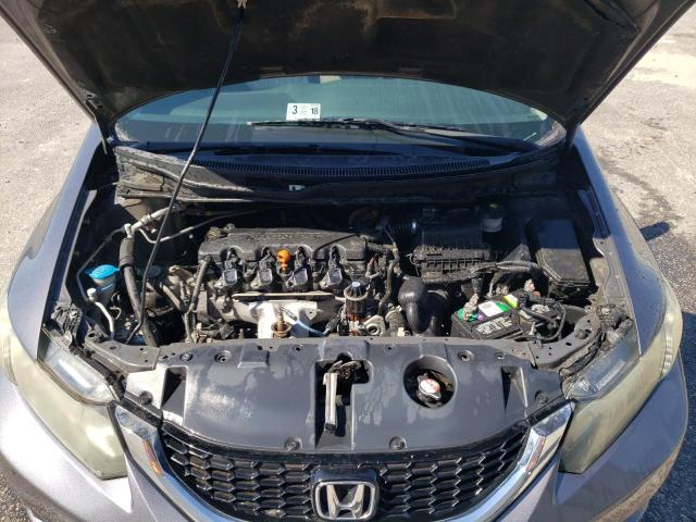 2HGFB2F92EH546437 - 2014 HONDA CIVIC EXL ნაცრისფერი ფოტო 11