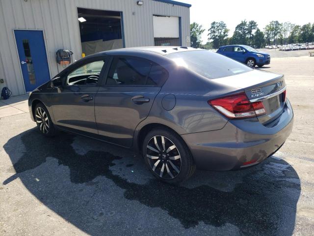 2HGFB2F92EH546437 - 2014 HONDA CIVIC EXL ნაცრისფერი ფოტო 2