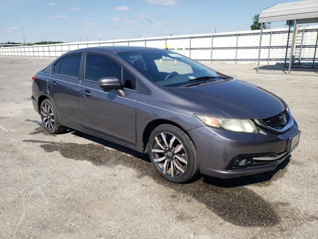 2HGFB2F92EH546437 - 2014 HONDA CIVIC EXL ნაცრისფერი ფოტო 4
