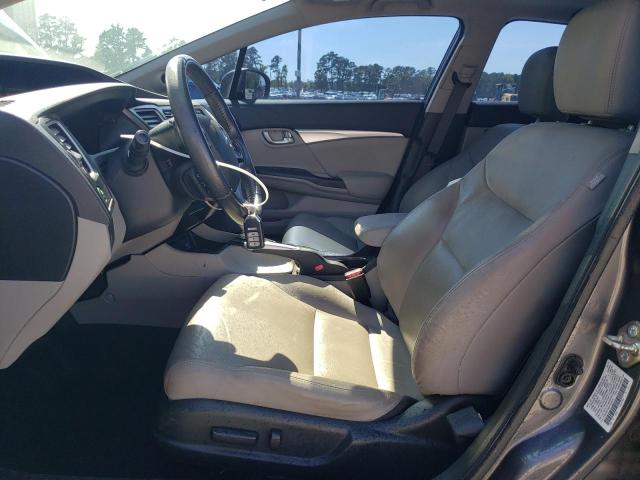 2HGFB2F92EH546437 - 2014 HONDA CIVIC EXL ნაცრისფერი ფოტო 7